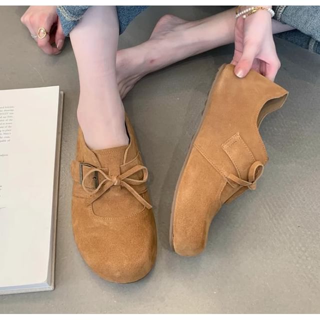 Velvet Shoes Lace-Up