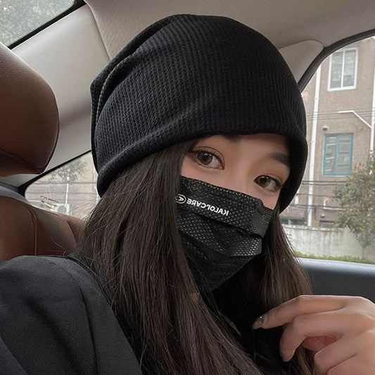 Beanie Slouchy Plain / Cuffed