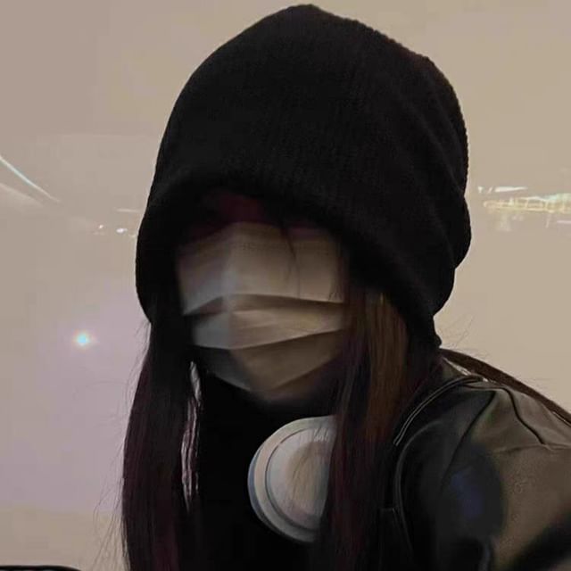 Newsboy Plain Beanie Cap /