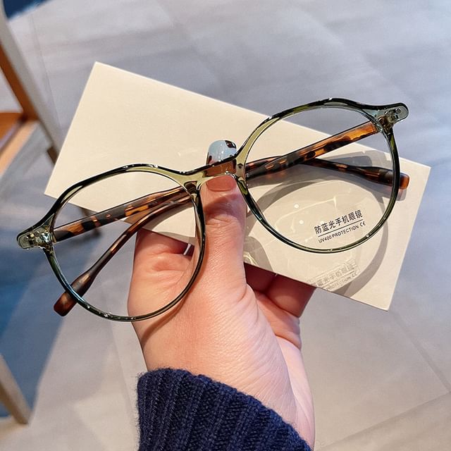 Round Plain Eyeglasses