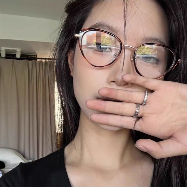 Plain Eye Cat Eyeglasses