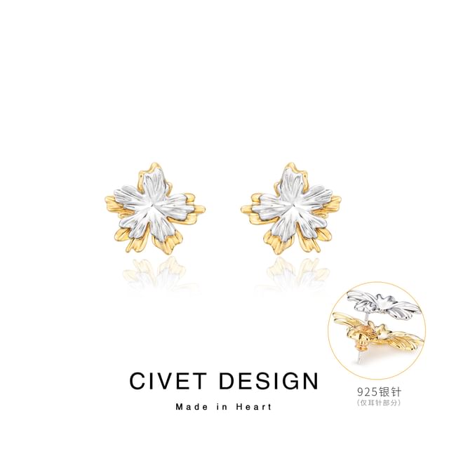 Floral Alloy Jacket Cuff / Ear