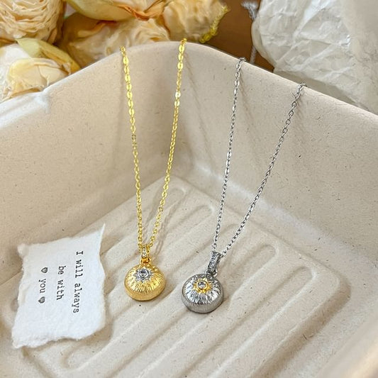 CZ Necklace Dome