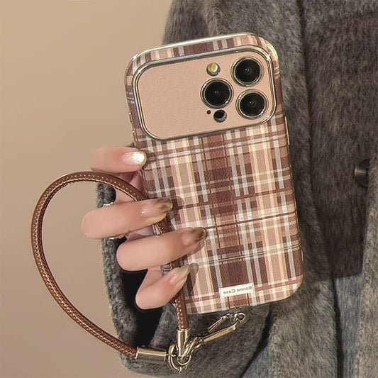 Case Phone Set Plaid Strap /