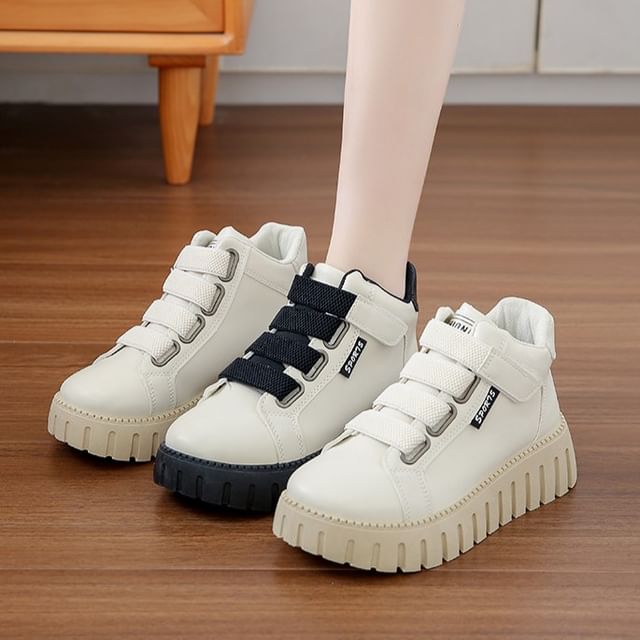 Sneakers Panel High Top Platform