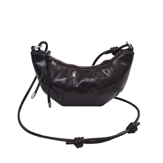 Crossbody Faux Bag Leather Plain