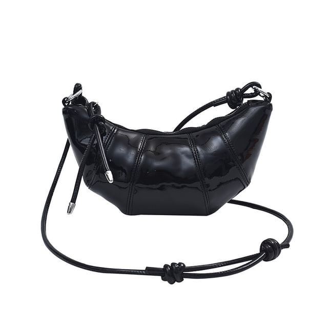 Crossbody Faux Bag Leather Plain