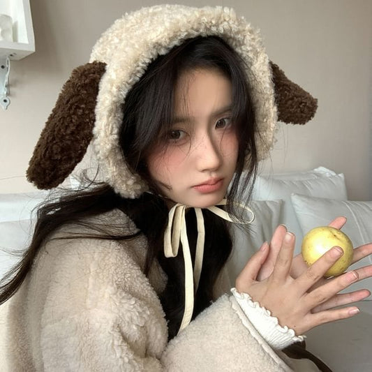 Hat Shearling Dog Trapper Ear Faux