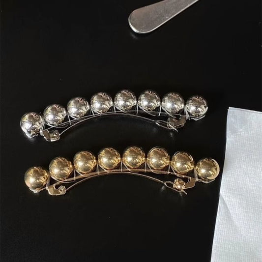Bead Hair Clip Alloy Polished