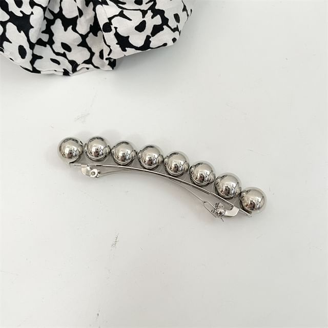 Bead Hair Clip Alloy Polished