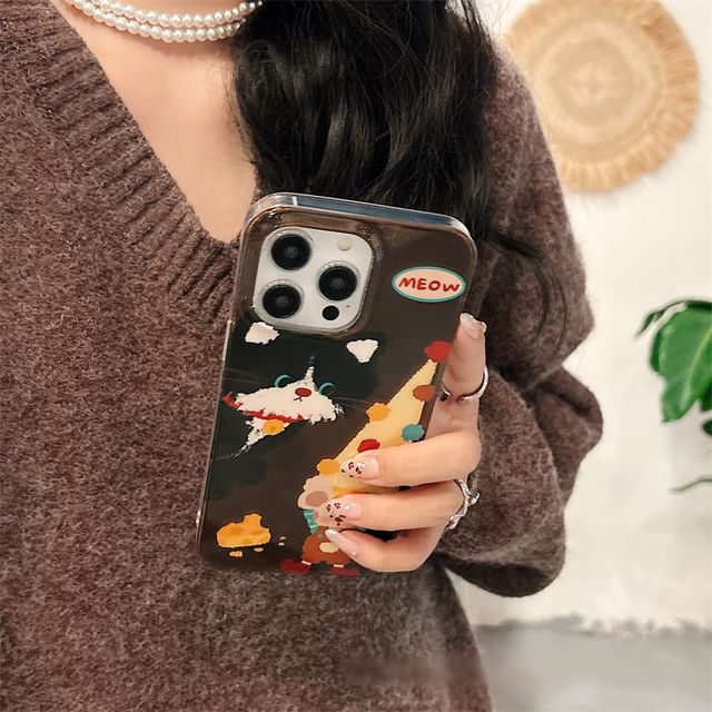 Mouse Case Strap / Pom Phone Set