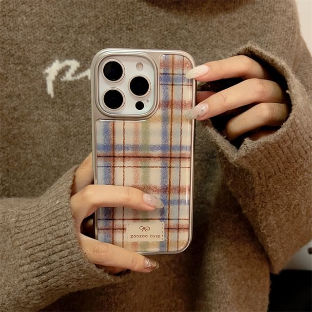 Set Plaid Strap / Phone Case