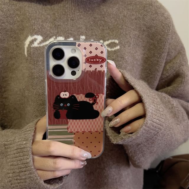 Color Phone Cat Panel Case