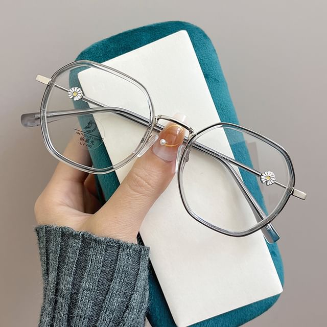 Blocking Light Glasses Geometric Blue