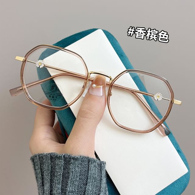 Blocking Light Glasses Geometric Blue