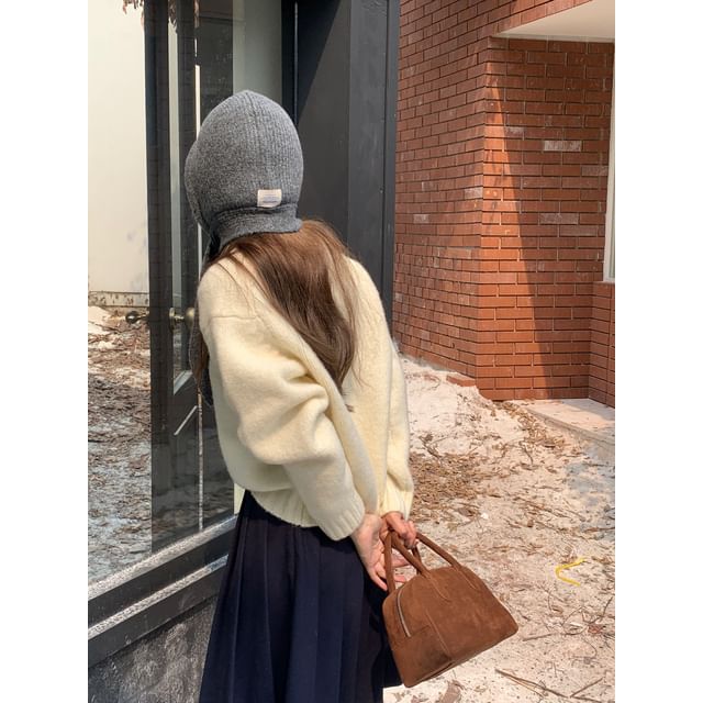 Applique Balaclava Wool