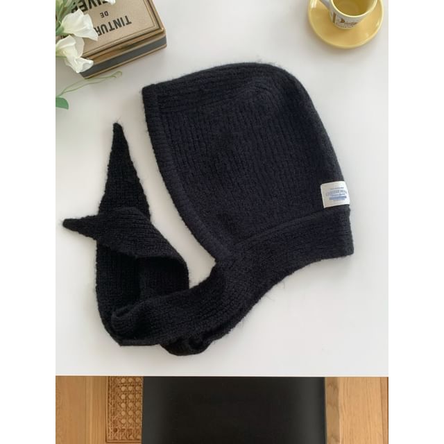 Applique Balaclava Wool