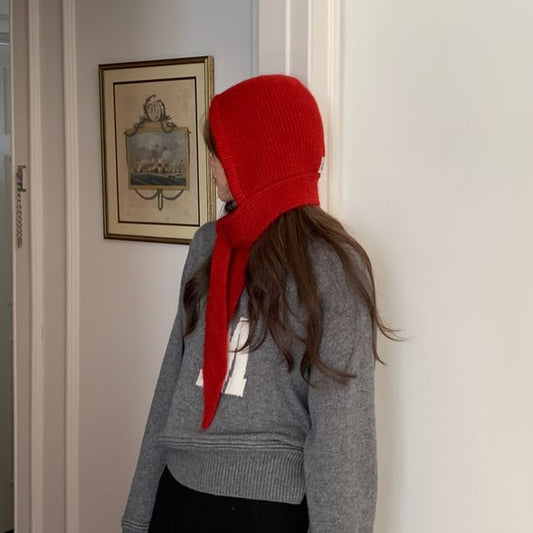 Applique Balaclava Wool