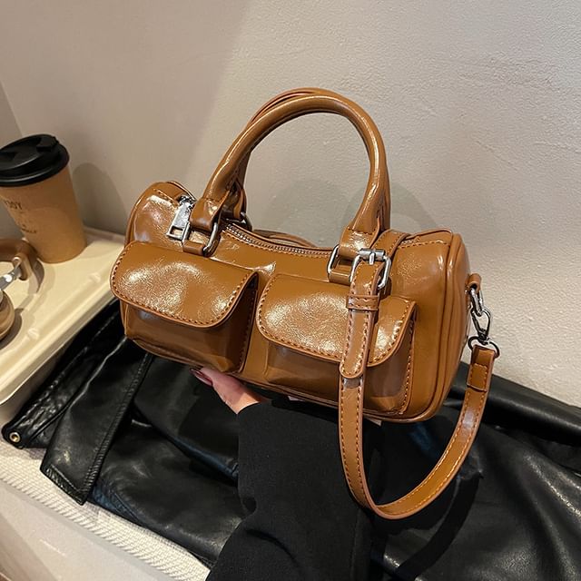 Bag Leather Crossbody Multi-Pocket Faux