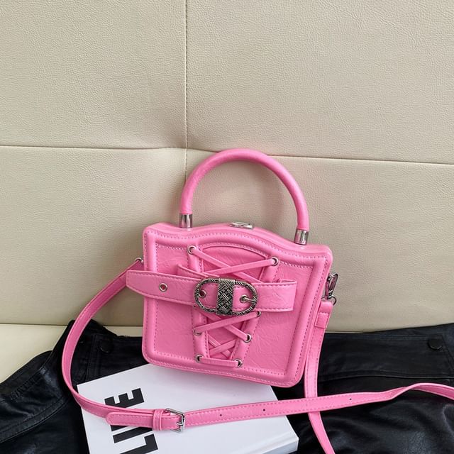 Bag Buckled Crossbody Lace-Up