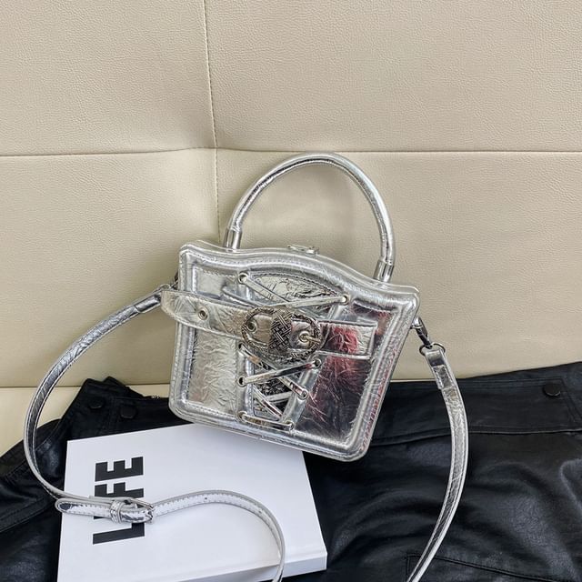 Bag Buckled Crossbody Lace-Up