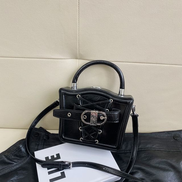 Bag Buckled Crossbody Lace-Up