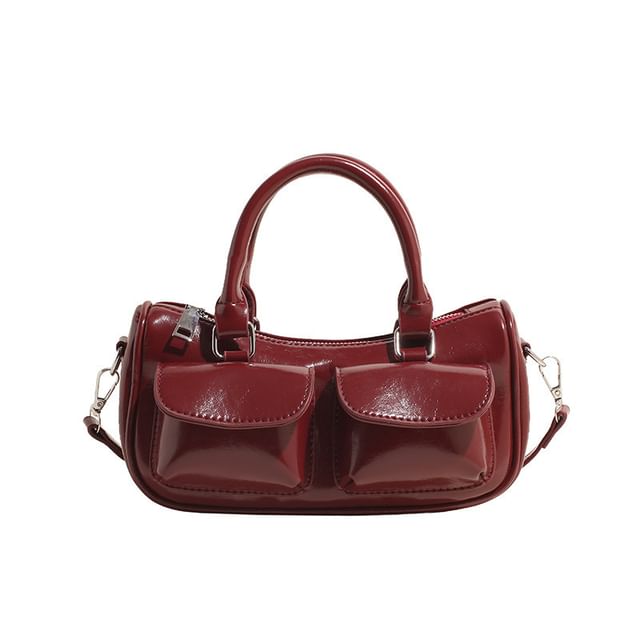 Bag Leather Crossbody Multi-Pocket Faux