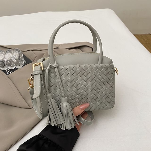 Crossbody Bag Quilted Faux Leather