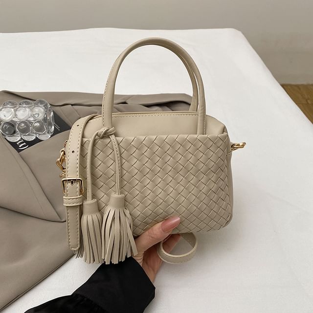 Crossbody Bag Quilted Faux Leather