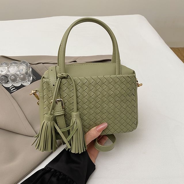 Crossbody Bag Quilted Faux Leather