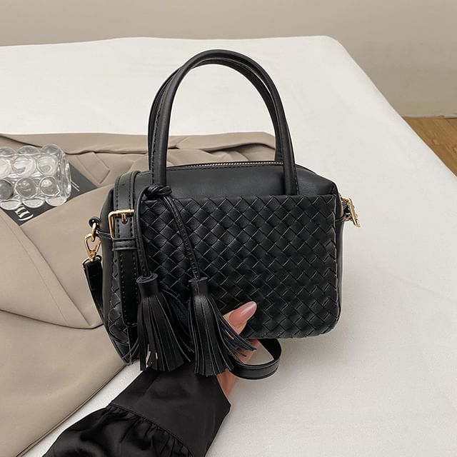 Crossbody Bag Quilted Faux Leather