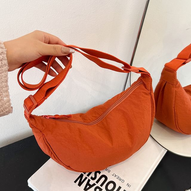 Plain Canvas Hobo Bag