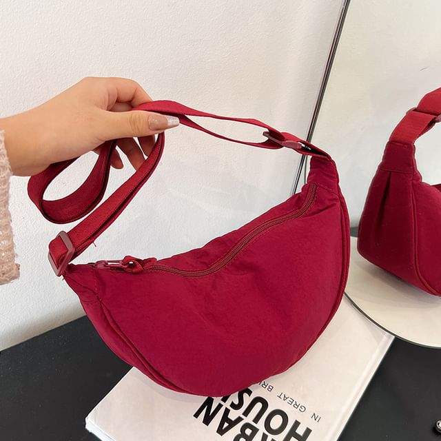 Plain Canvas Hobo Bag