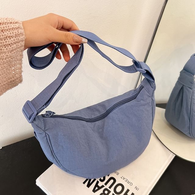 Plain Canvas Hobo Bag