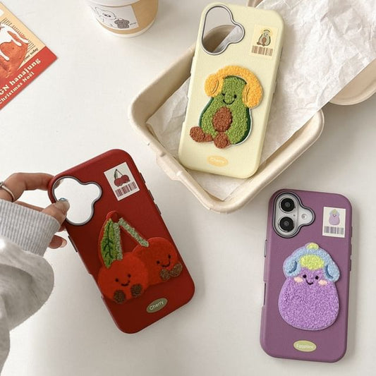 Vegetable Embroidered Case Phone