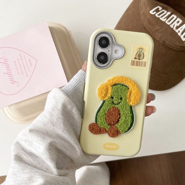 Vegetable Embroidered Case Phone