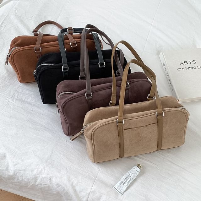Tote Faux Suede Bag