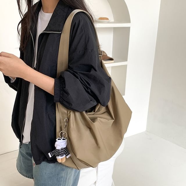 Nylon Crossbody Plain Bag