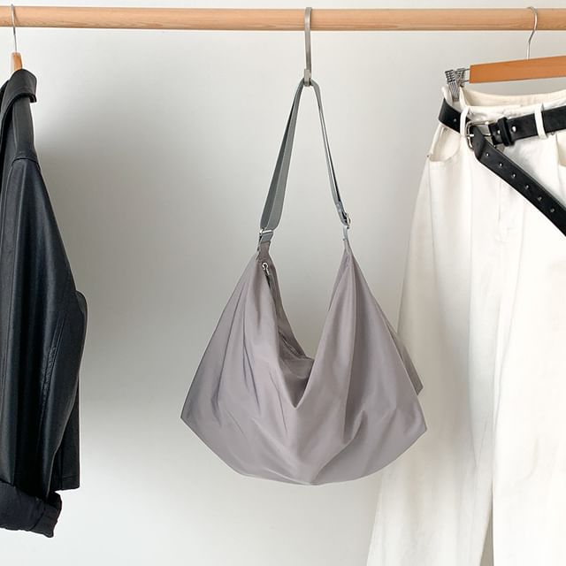 Nylon Crossbody Plain Bag