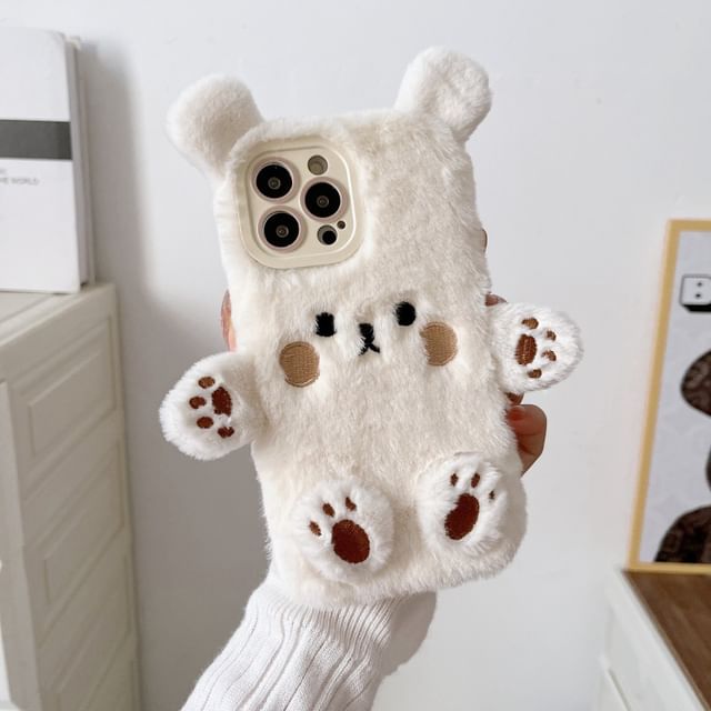 Case Chenille Phone Bear