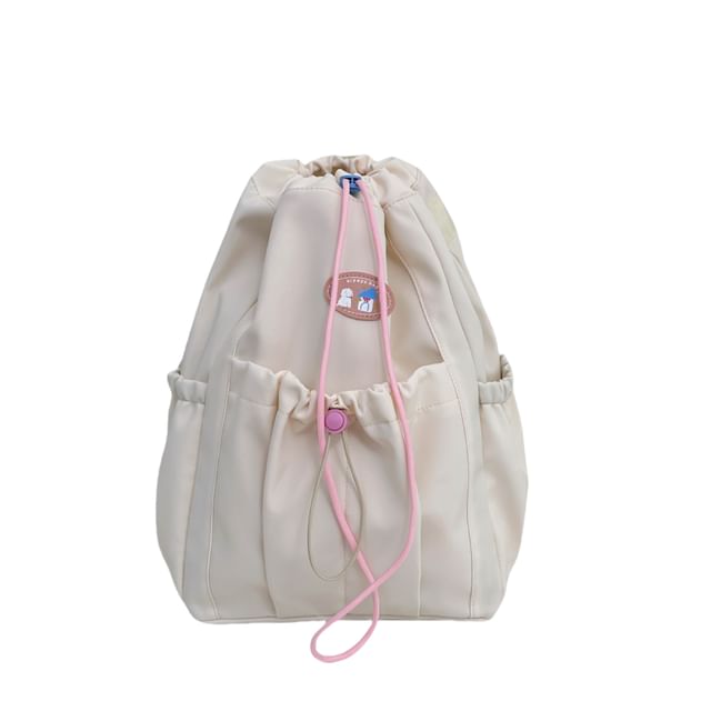Nylon Drawstring Backpack Applique