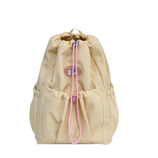Nylon Drawstring Backpack Applique