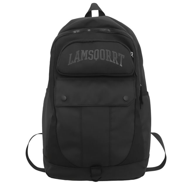 Lettering Nylon Backpack