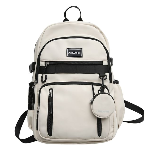 Set: Lettering Applique + Backpack Nylon Purse Coin