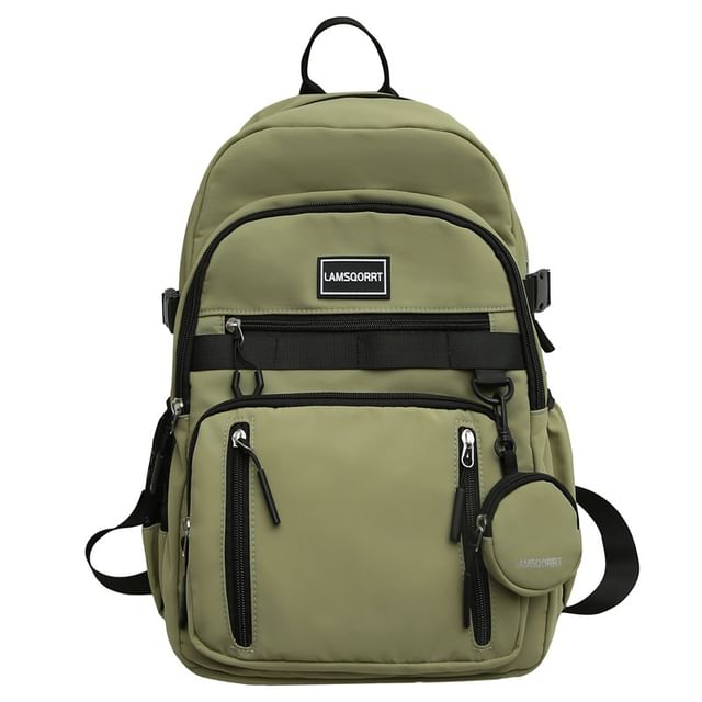 Set: Lettering Applique + Backpack Nylon Purse Coin