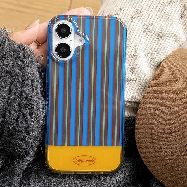 Striped / Phone Case Set Strap