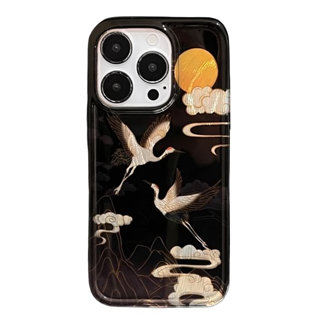 Case Charm Crane Phone Tassel Set /