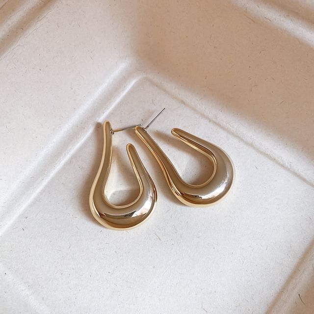 Alloy Earring Geometric Hoop