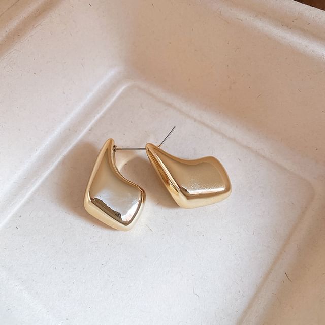 Alloy Earring Geometric Hoop