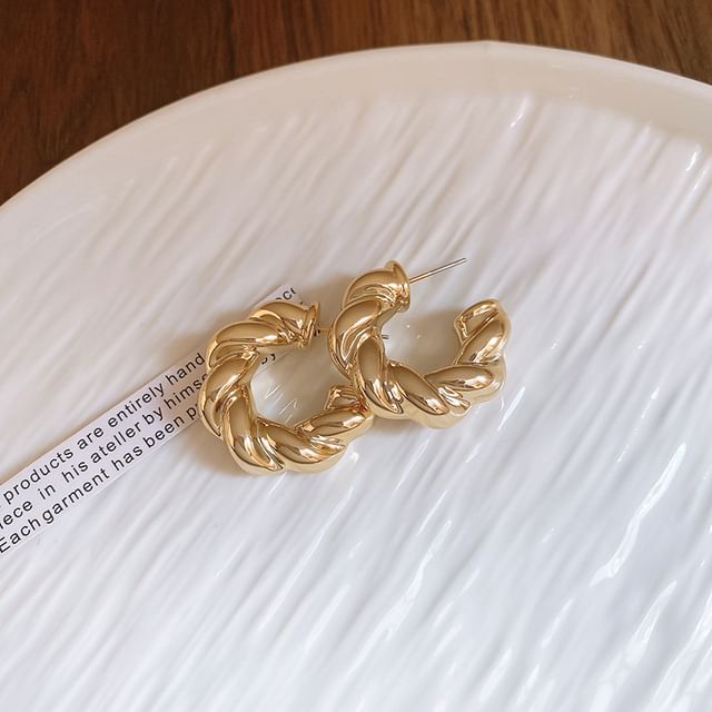 Plain (Various Earring Alloy Hoop Designs)